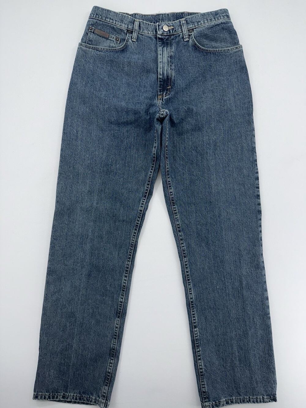 Wrangler Regular Fit Men’s Jeans Medium Wash Blue 5 Star Denim 34x34